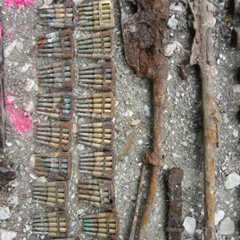 Infanteriemunition Ital. Carcano, Garmisch 2016.JPG