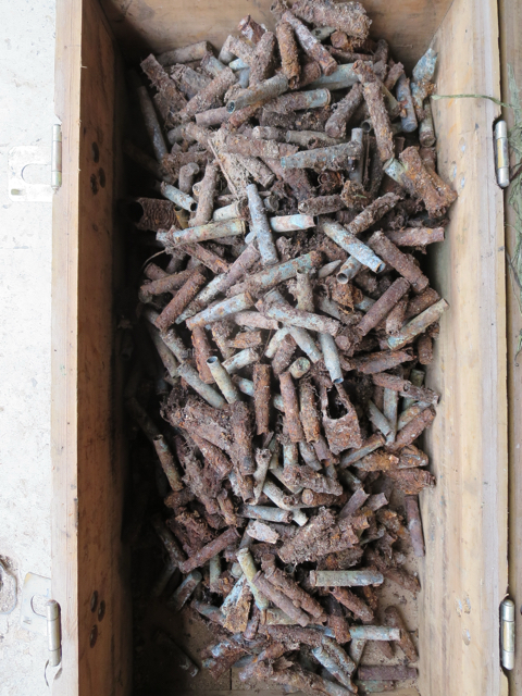 Infanteriemunition bei Linderhof 2014.JPG