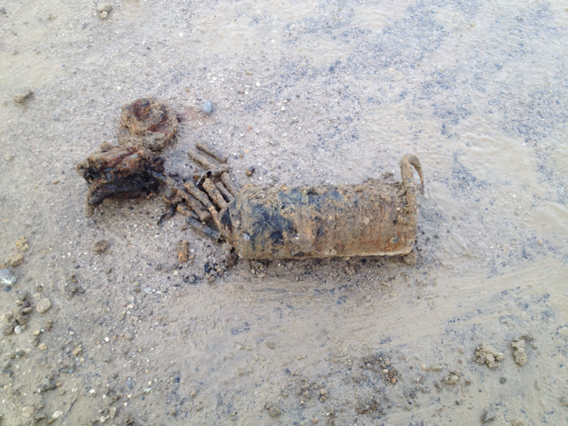 Splitterbombe FRAG 20 lbs, Rosenheim 2013.jpg