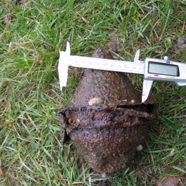 Panzerfaust 60 Gefechtskopf, Oberschlei&szlig;heim 2012.JPG